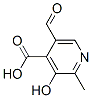 5-甲酰基-3-羟基-2-甲基异烟酸, 7442-76-4, 结构式