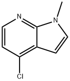 4-CHLORO-1-METHYL-1H-PYRROLO[2,3-B]PYRIDINE Struktur