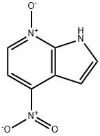 1H-ピロロ[2,3-B]ピリジン, 4-ニトロ-, 7-オキシド 化学構造式