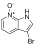 1H-Pyrrolo[2,3-b]pyridine, 3-broMo-, 7-oxide Structure