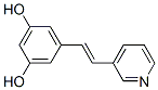 1,3-Benzenediol, 5-[(1E)-2-(3-pyridinyl)ethenyl]- (9CI) Struktur