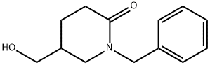 1-Benzyl-5-(hydroxyMethyl)piperidin-2-one Structure