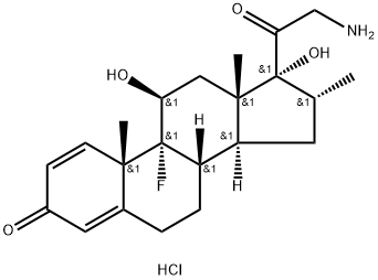 744254-10-2 21-氨基-9-氟-11,17-二羟基-16-甲基孕甾-1,4-二烯-3,20-二酮盐酸盐