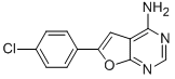 6-(4-CHLOROPHENYL)FURO[2,3-D]PYRIMIDIN-4-AMINE Structure