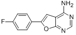 6-(4-FLUOROPHENYL)FURO[2,3-D]PYRIMIDIN-4-AMINE Structure