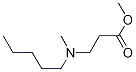 N-甲基-N-戊基-BETA-丙氨酸甲酯, 744266-99-7, 结构式