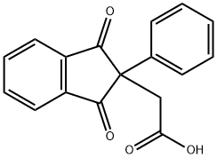 7443-02-9 (1,3-ジオキソ-2-フェニル-2,3-ジヒドロ-1H-インデン-2-イル)酢酸