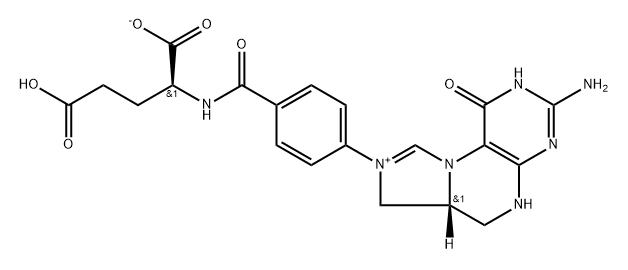 脱水亚叶酸,7444-29-3,结构式