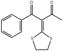 2-(1,3-dithiolan-2-ylidene)-1-phenyl-1,3-butanedione Structure