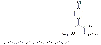 2,2-bis(4-chlorophenyl)ethanol-palmitic acid Structure