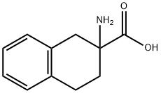 DL-2-氨基四氢萘-2-甲酸, 74444-77-2, 结构式