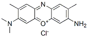 3-amino-7-(dimethylamino)-2,8-dimethylphenoxazin-5-ium chloride Structure