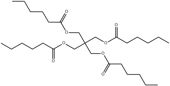 PENTAERYTHRITOL TETRAHEXANOATE Structure