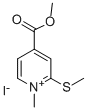 4-(Methoxycarbonyl)-1-methyl-2-(methylthio)pyridiniumiodide Structure