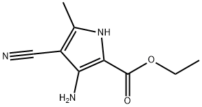 1H-Pyrrole-2-carboxylicacid,3-amino-4-cyano-5-methyl-,ethylester(9CI) Struktur