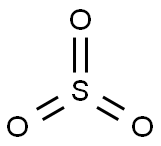 三氧化硫,7446-11-9,结构式