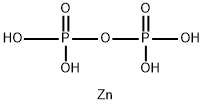 ZINC PYROPHOSPHATE Structure