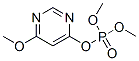 Phosphoric acid, 6-methoxy-4-pyrimidinyl dimethyl ester (9CI) 结构式