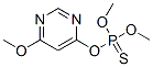 Phosphorothioic acid, O-(6-methoxy-4-pyrimidinyl) O,O-dimethyl ester (9CI) Structure