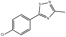 5-(4-CHLOROPHENYL)-3-METHYL-1,2,4-THIADIAZOLE Struktur