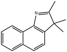 2,3,3-三甲基-3H-苯并[g]吲哚, 74470-85-2, 结构式