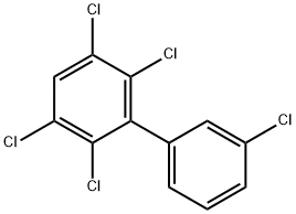 2,3,3',5,6-ペンタクロロ-1,1'-ビフェニル 化学構造式