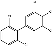 2',3,4,5,6'-ペンタクロロ-1,1'-ビフェニル 化学構造式