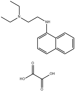 N-(2-二乙基氨基乙基)-1-萘胺草酸盐 结构式