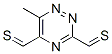3,5-Di[thiomethyl]-6-methyl-1,2,4-triazine,7448-21-7,结构式