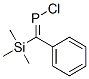 1-Phosphaethylene, 1-chloro-2-phenyl-2-(trimethylsilyl)- Struktur