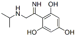 1,3,5-Benzenetriol, 2-[1-imino-2-[(1-methylethyl)amino]ethyl]- (9CI) Struktur