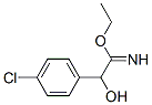 Benzeneethanimidic  acid,  4-chloro--alpha--hydroxy-,  ethyl  ester  (9CI) Struktur