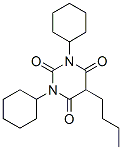 5-Butyl-1,3-dicyclohexyl-2,4,6(1H,3H,5H)-pyrimidinetrione Structure
