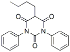 5-Butyl-1,3-diphenylbarbituric acid Structure