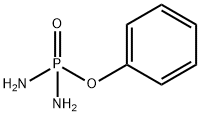 ホスホロジアミド酸フェニル 化学構造式