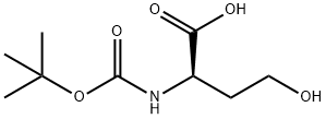 D-Homoserine, N-[(1,1-dimethylethoxy)carbonyl]- (9CI) Structure