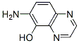 5-Quinoxalinol,  6-amino- Structure