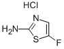 5-FLUOROTHIAZOL-2-AMINE HYDROCHLORIDE 化学構造式