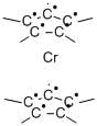 BIS(PENTAMETHYLCYCLOPENTADIENYL)CHROMIUM Struktur