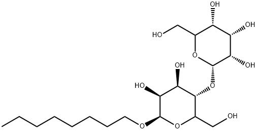 正辛基-Β-D-乳糖苷,74513-17-0,结构式