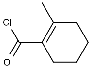 1-Cyclohexene-1-carbonyl chloride, 2-methyl- (9CI) 结构式
