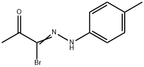 1-Bromo-1-[2-(4-methylphenyl)hydrazono]acetone Struktur