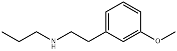 3-甲氧基-N-丙基-苯乙胺 结构式