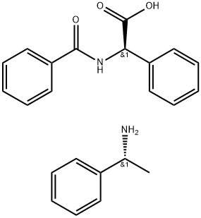 2-(苯甲酰氨基)-2-苯乙酸, 74536-43-9, 结构式