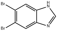5,6-ジブロモベンズイミダゾール 化学構造式