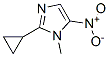 2-Cyclopropyl-1-methyl-5-nitro-1H-imidazole Structure