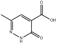 6-甲基-3-氧代-2,3-二氢哒嗪-4-羧酸, 74557-73-6, 结构式