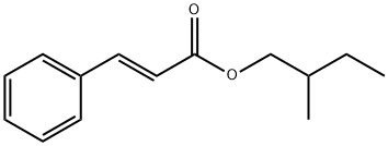 2-Propenoic acid, 3-phenyl-, 2-Methylbutyl ester, (E)- Structure