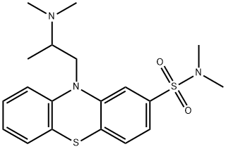ジメトチアジン 化学構造式