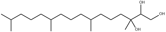 植烷三醇 (异构体混和物) 结构式